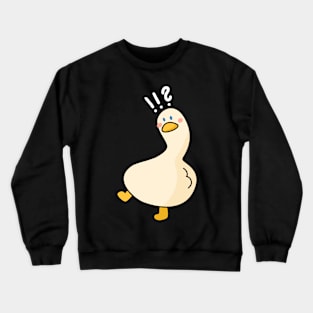 Confused goose! Crewneck Sweatshirt